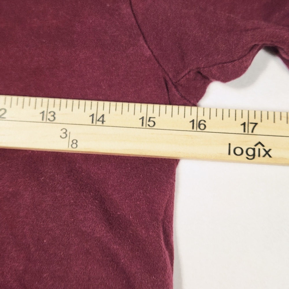 Columbia‎ PFG Mens Small Maroon Bass Graphic Performance Fishing Gear T-Shirt - Picture 6 of 8
